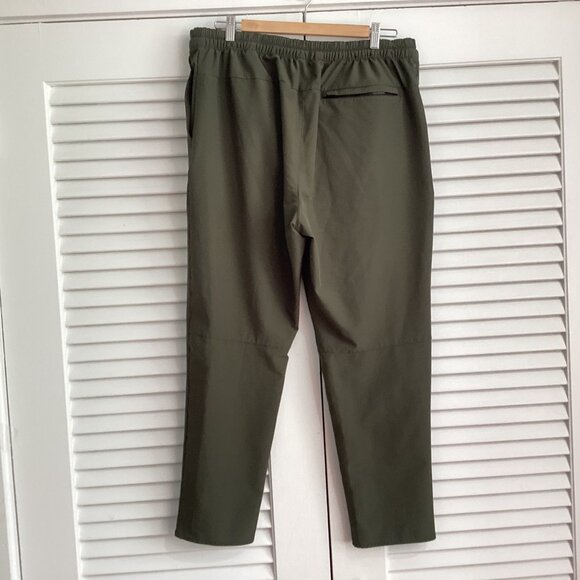 Banana Republic Slim-Tapered Fit Pants Mens Size 36X30 Olive Green - Picture 2 of 10